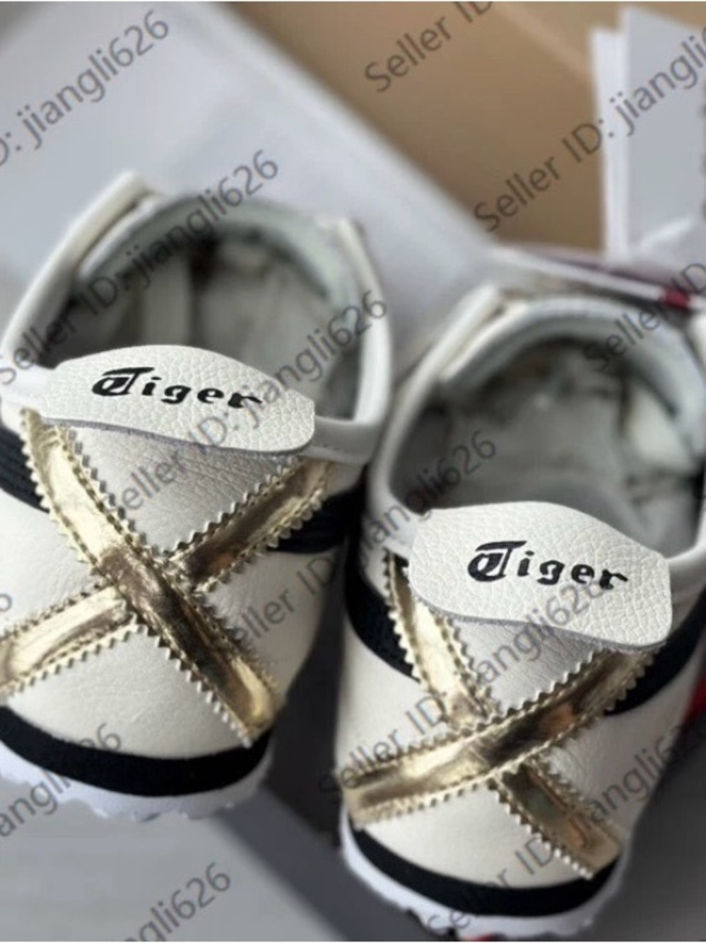 2026 Otsinuka Tiger Mexico 66 Classic Unisex Birch Black Vintage Shoes - Picture 2 of 5